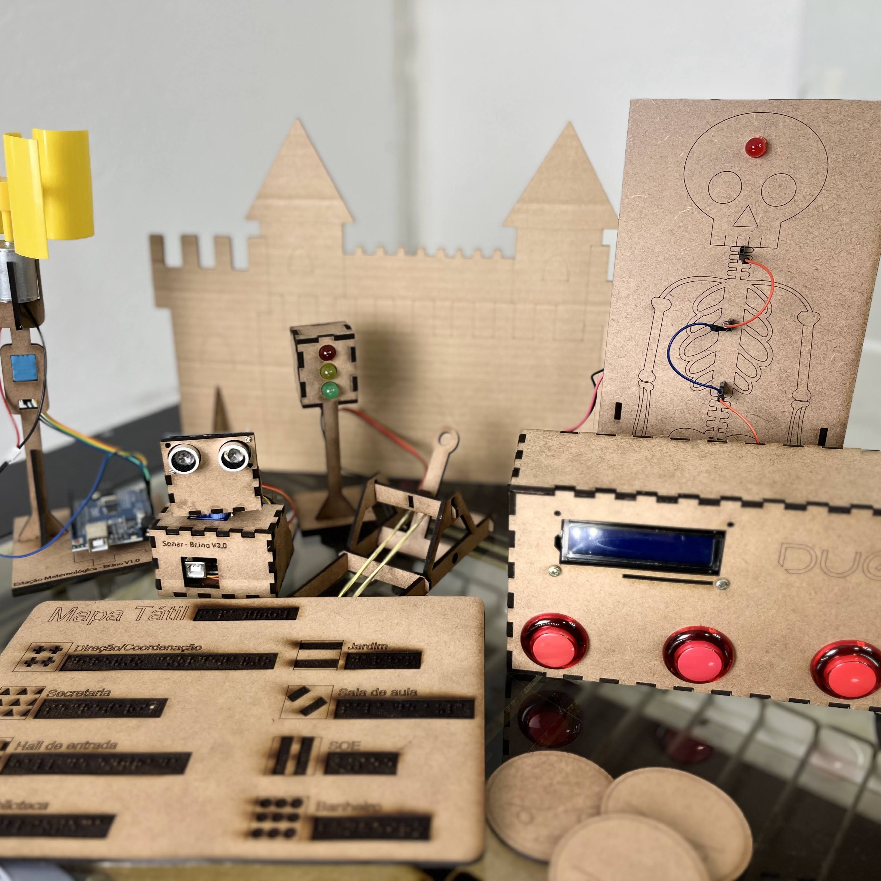 Kit de montagem de robótica