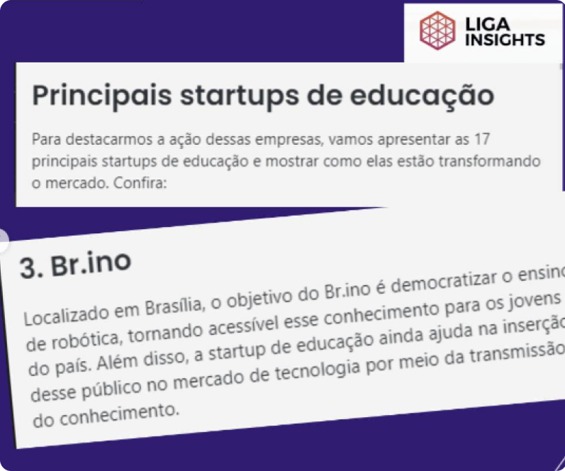 Brino na mídia - Liga Insights